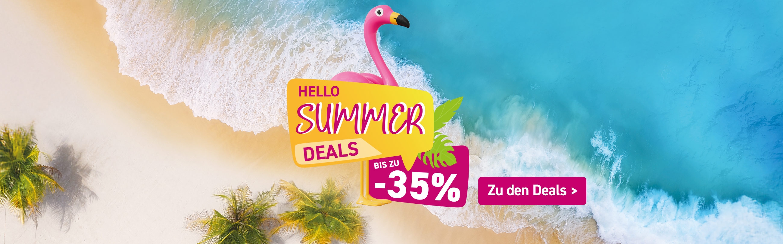 Hello Summer Deals - Bis zu 35% sparen